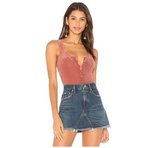 Privacy Please X Revolve Gyle Bodysuit Rosewood